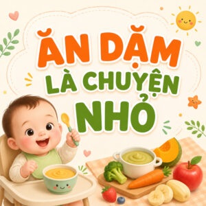 Ăn dặm là chuyện nhỏ